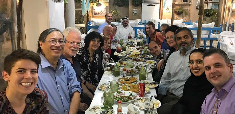 TReNDS and FCSA enjoy a traditional regional meal in Dubai.