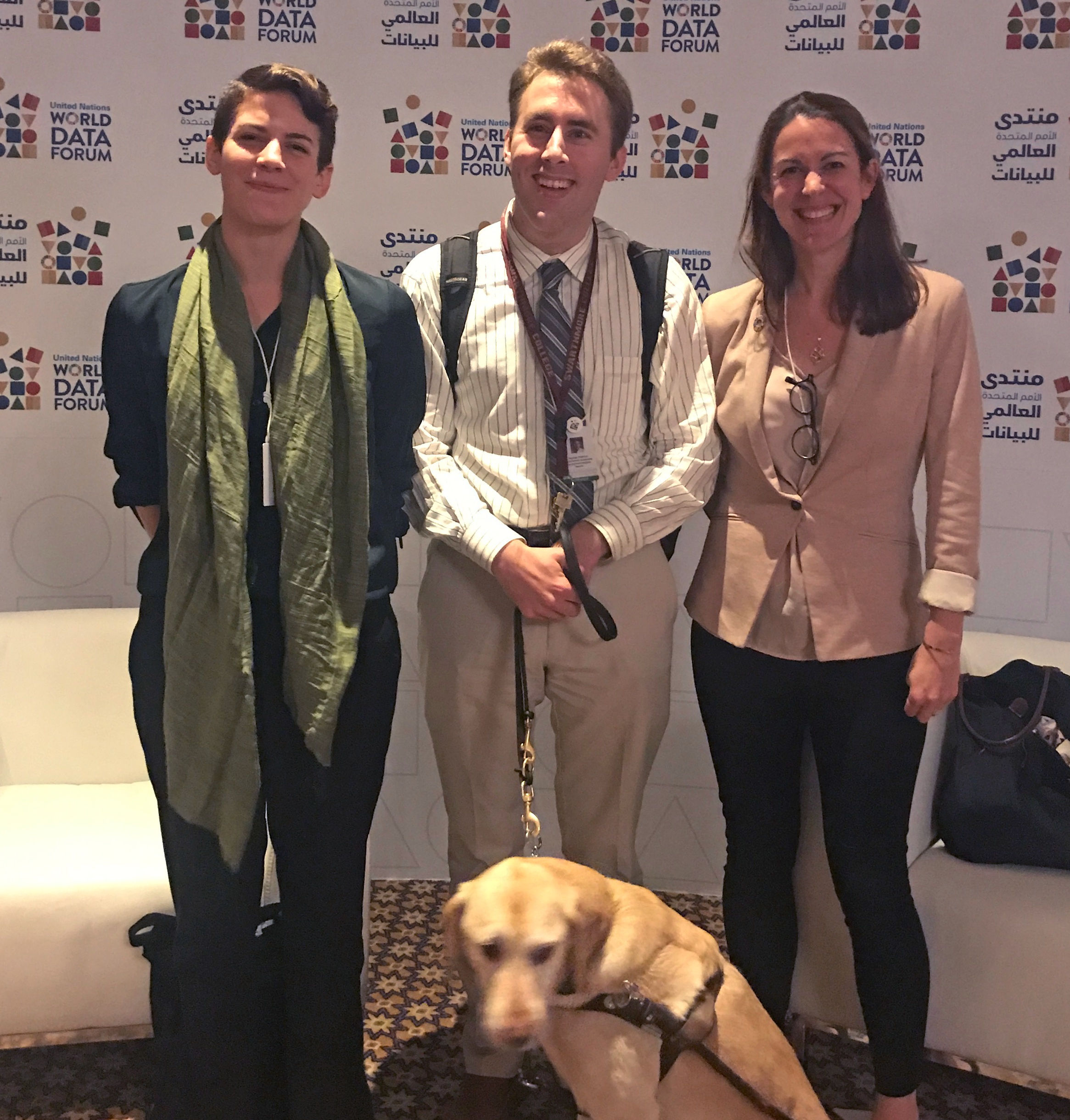 TReNDS staff at the UN World Data Forum, held in Dubai in October 2018. Click through to read more about the event.
