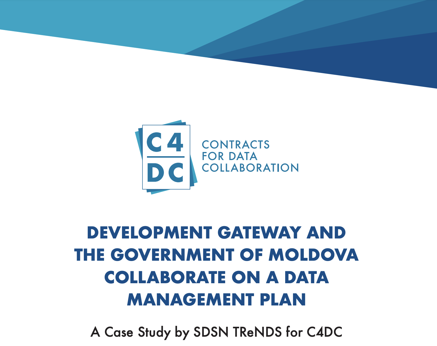 Development Gateway and the Government of Moldova Collaborate on a Data Management Plan 