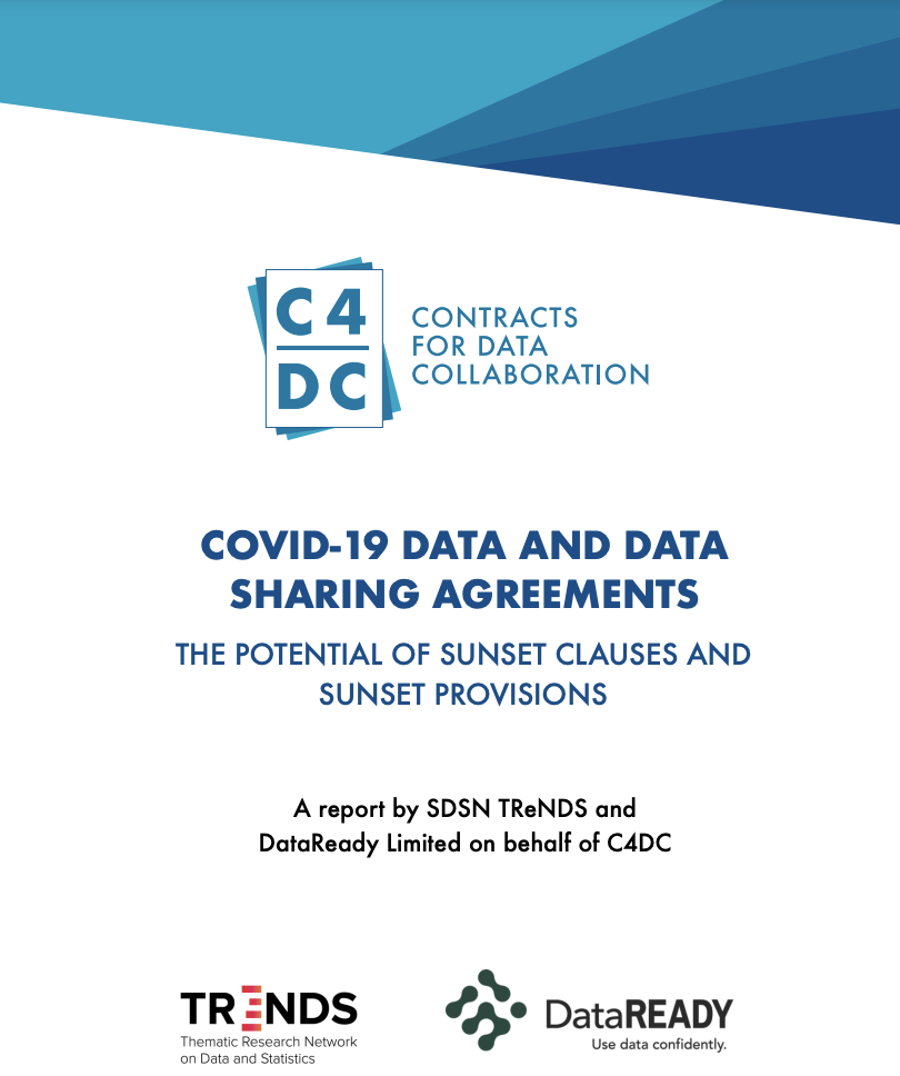COVID-19 Data and Data Sharing Agreements: The Potential of Sunset Clauses and Sunset Provisions